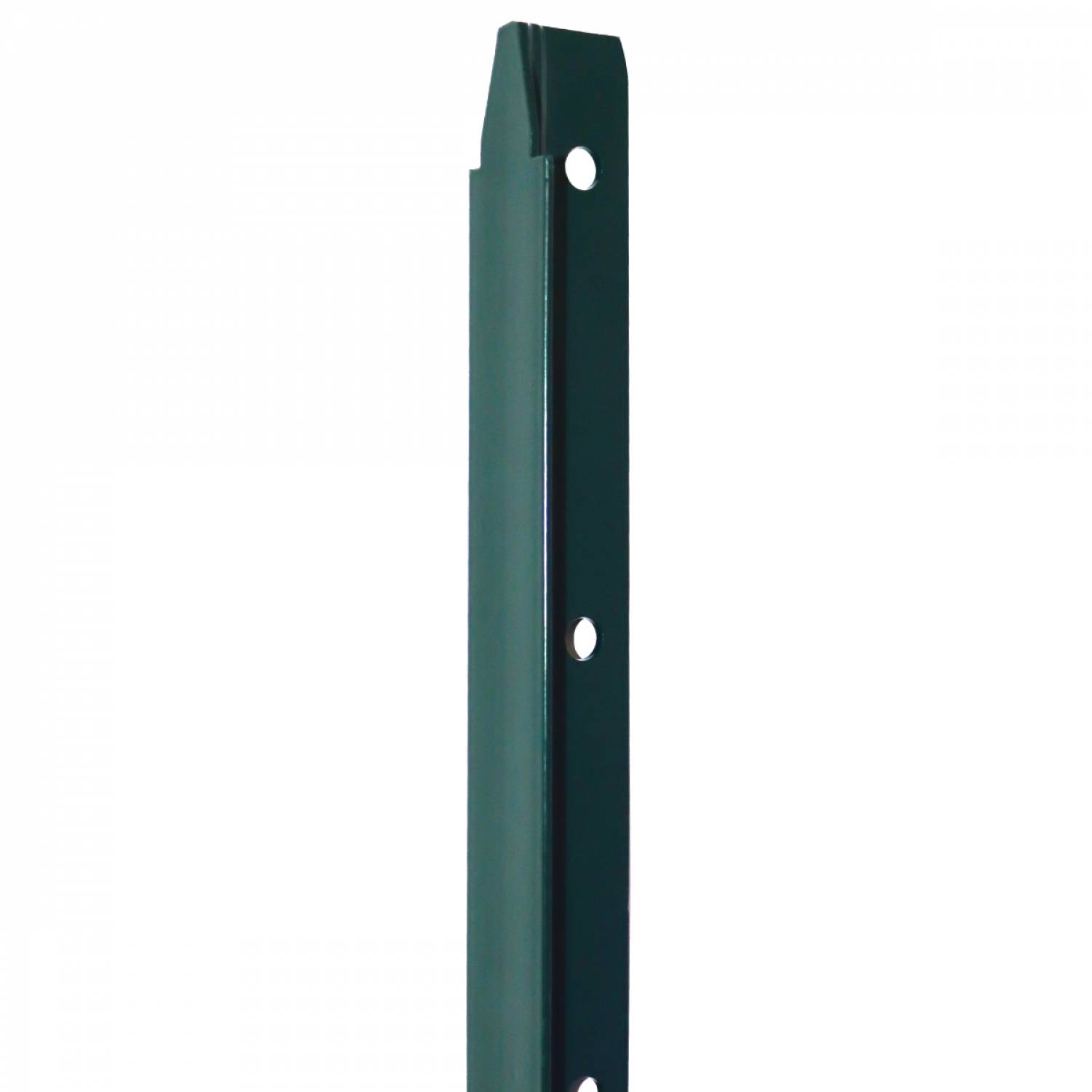 Linxor - Piquet de fixation en T pour grillage, clôture de jardin, Acier plastifié - 2,25 m - Vert - Linxor - Image 1