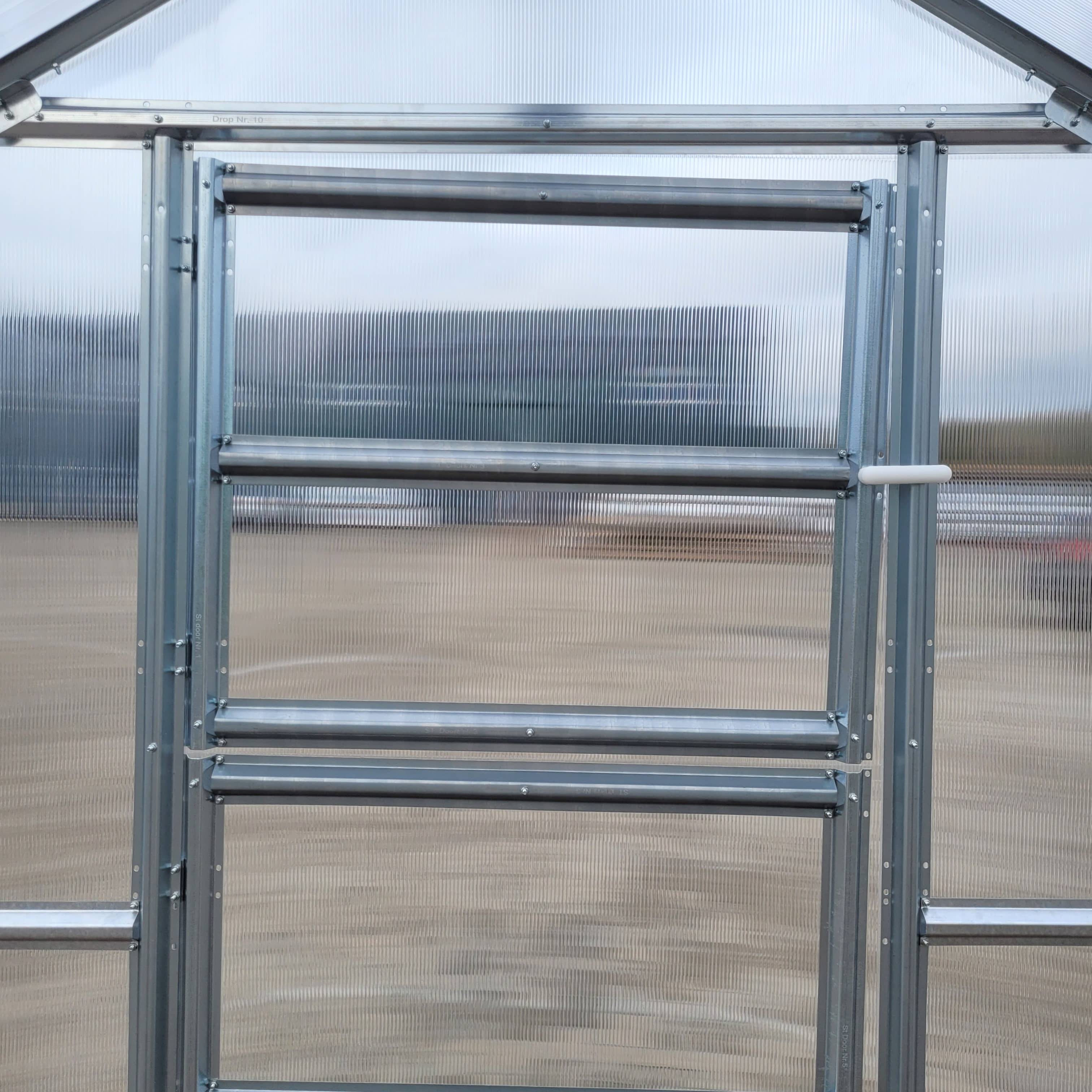 KLASIKA GREENHOUSES - Serre KLASIKA*DROP 10m2, 2,5m x 4m, 4 mm avec revêtement en polycarbonate - Image 8