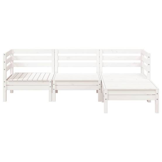 Prolenta Premium - Banc de jardin Blanc 127 X 191 cm - Prolenta Premium - Image 4