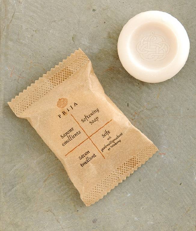 Savon rond 15g vegetal - Lot de 3 colis de 300 - Gfl Spa