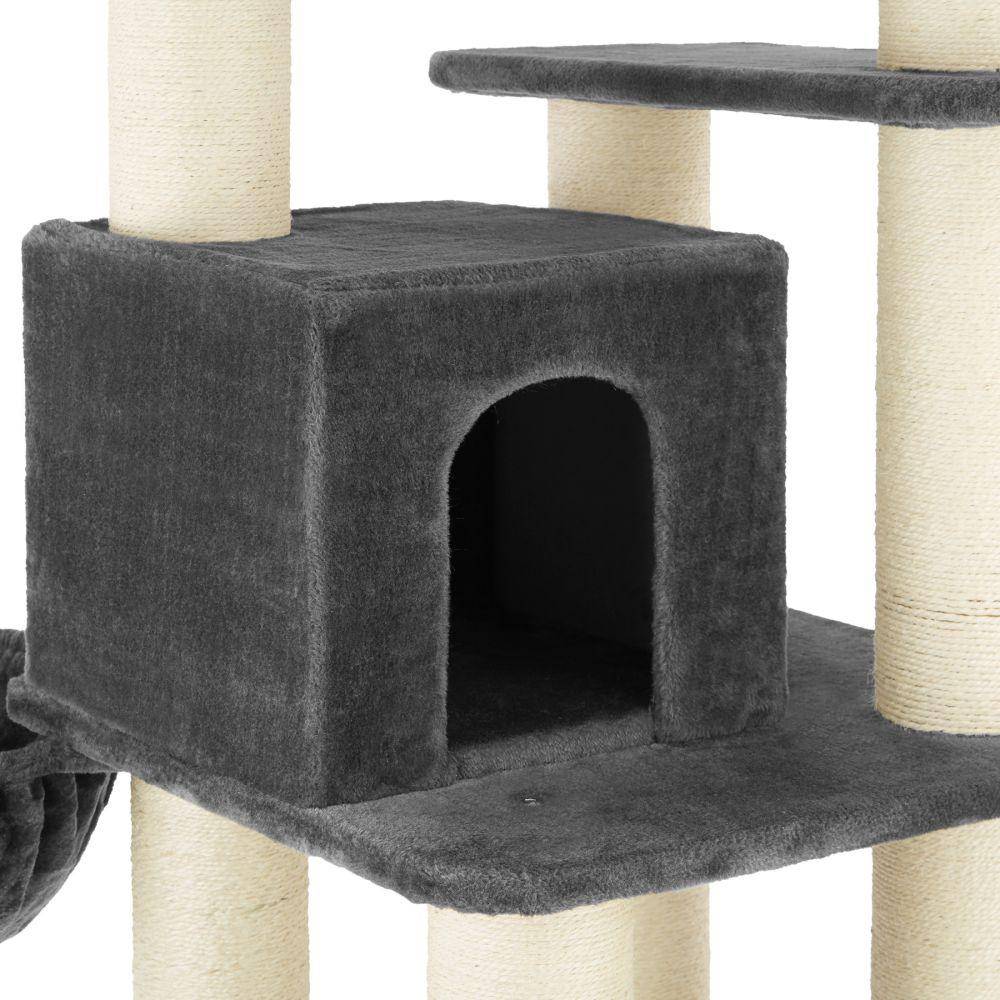 Arbre à chat 195 cm gris/blanc - Image 6