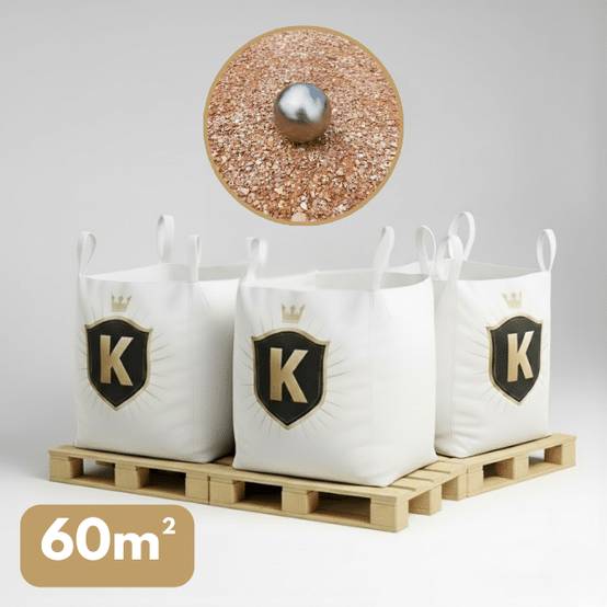 Sable stabilisé rose 0/8 mm – Pack 3 Big Bag +/- 1,5T – Pétanque - Image 1