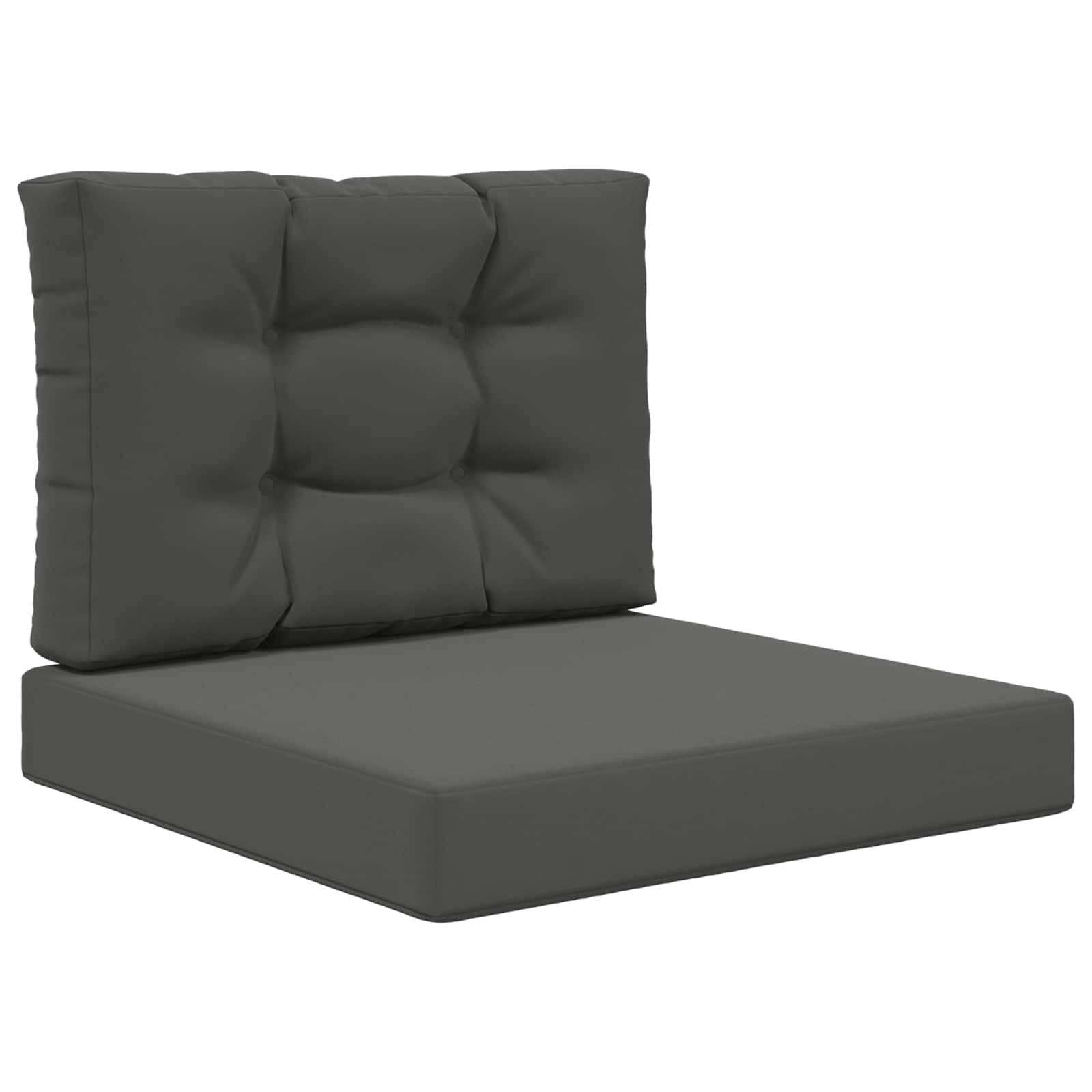 PANGIVO - Coussins de canapé extérieur polyester anthracite 60 x 60 x 8 cm, poids:3.06kg - PANGIVO - Image 2