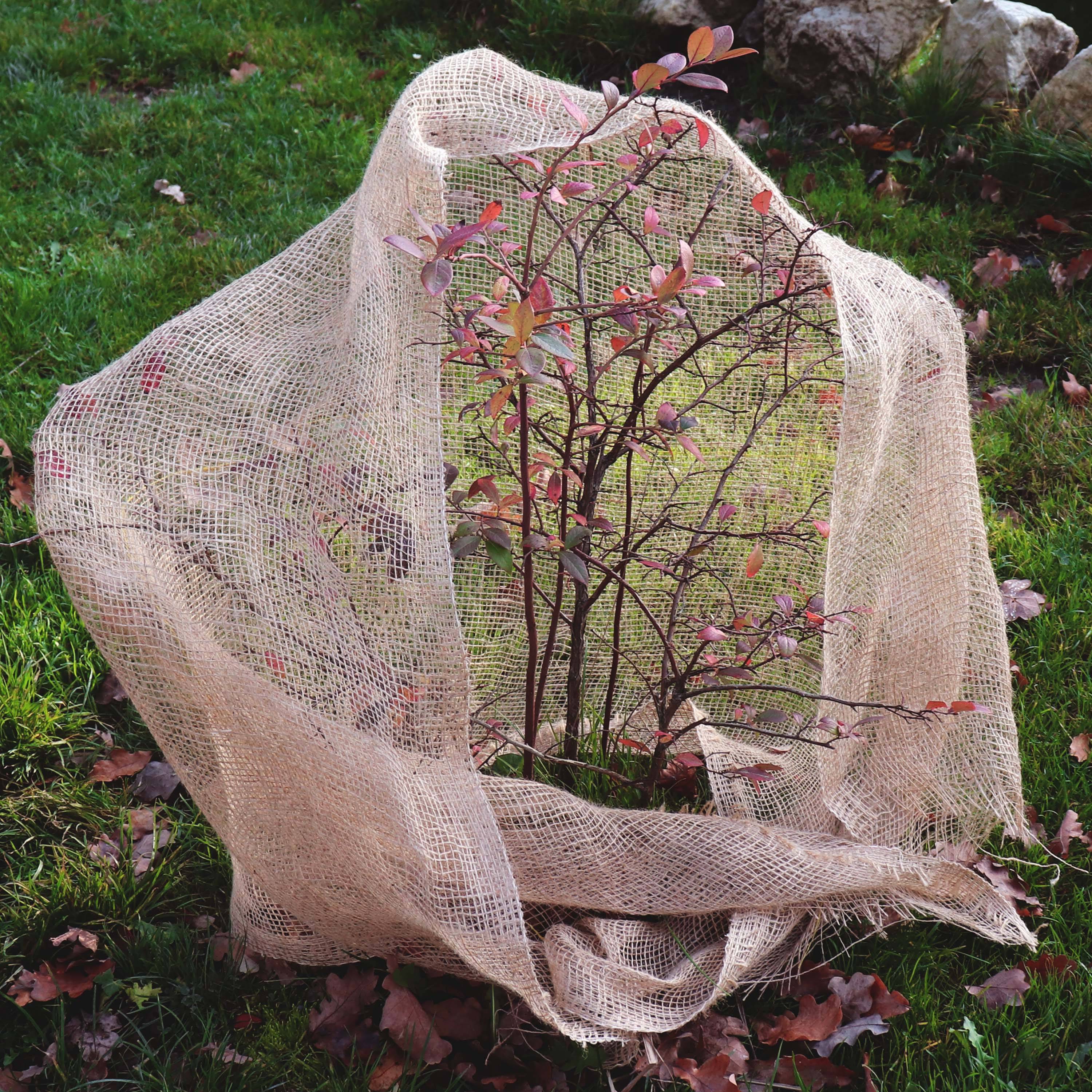 5m x 1m tissu de jute 105g/m² tapis de jute jute de jardin tissu de jute toile de jute ruban de jute - Image 6