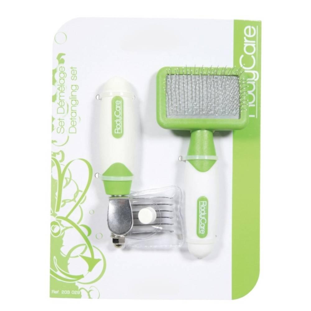 Animallparadise - Set Démêlage carde douce et démêloir  pour Lapins, furets, hamsters - Image 3