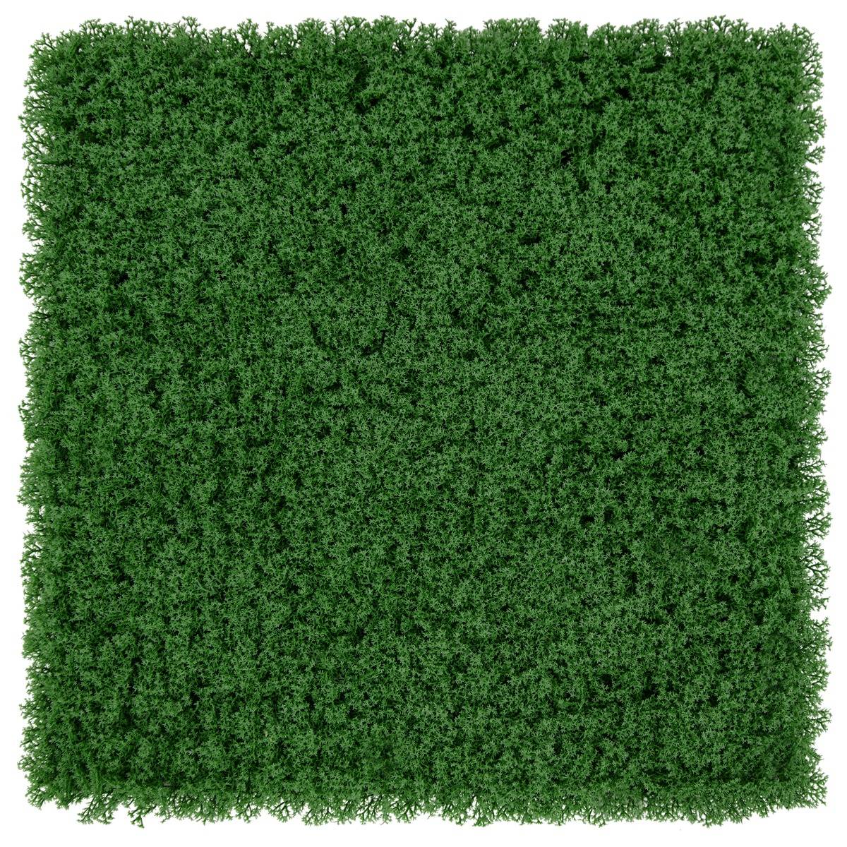 12 Panneaux Muraux en Gazon Artificiel 50,5 x 50,5 cm Panneaux de Mousse Verte Synthétique Toile de Fond Murale Haie d'Intimité - Image 5