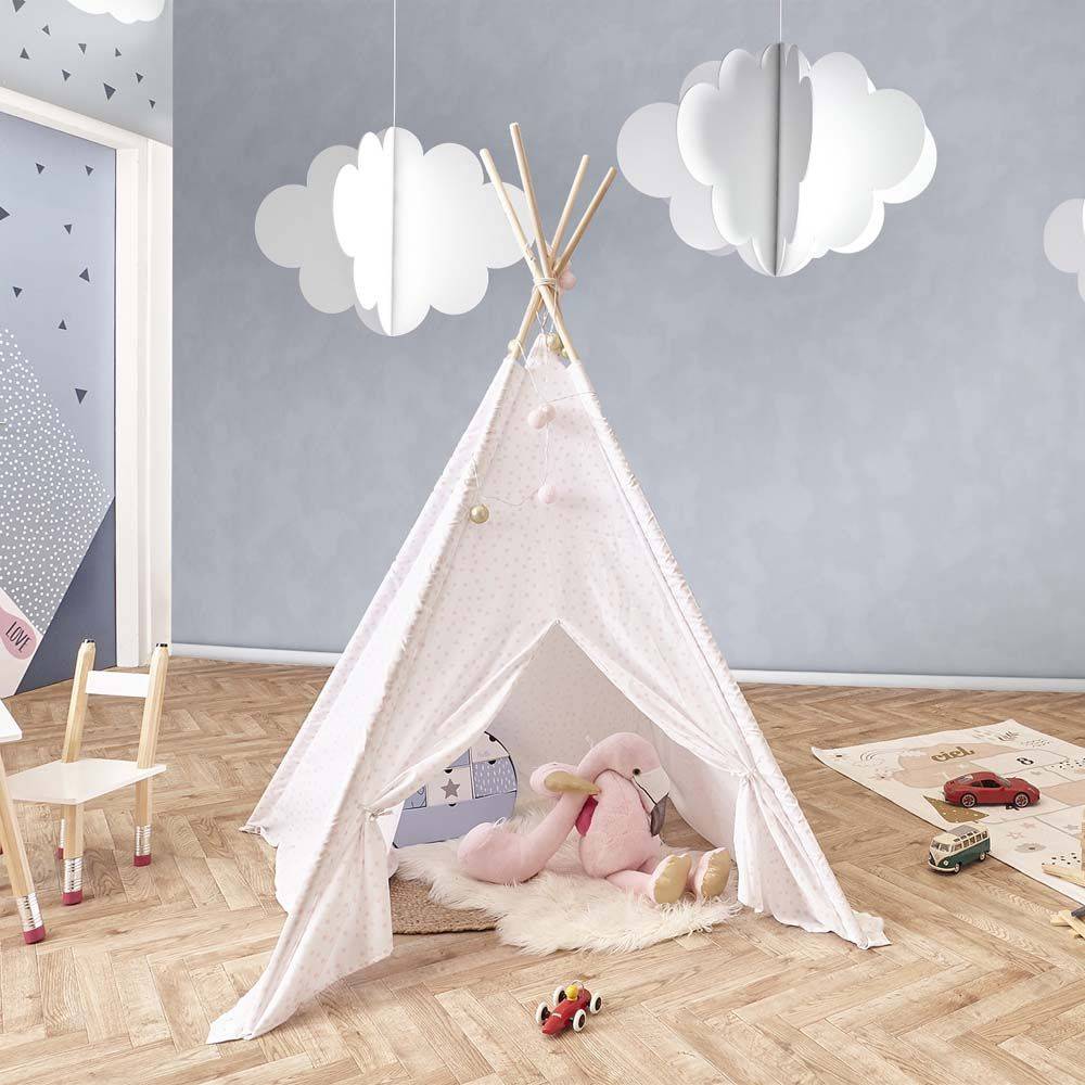 The Home Deco Kids - Tipi enfant en tissu 160 cm Little house - Image 2