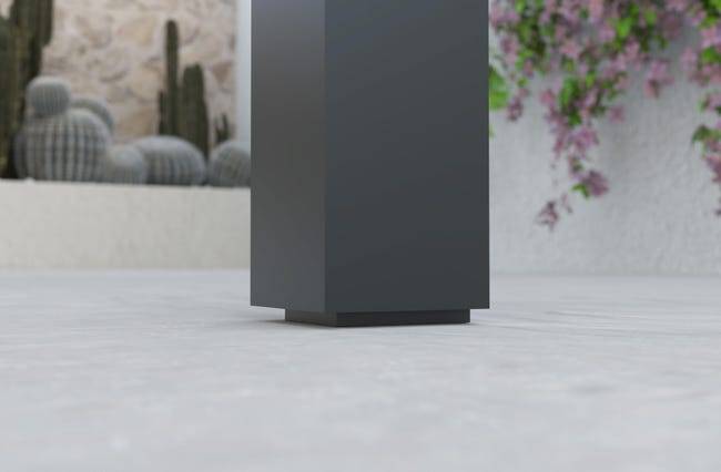 Pergola Bioclimatique Autoportante Motorisée Aluminium 3x3 Anthracite O ORIAL France - Image 6