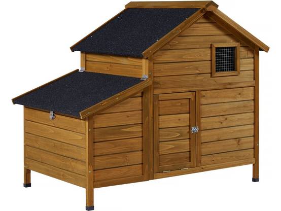 Poulailler Avec Pondoir En Bois "cocotte" - Marron -habitat Et Jardin - Image 4