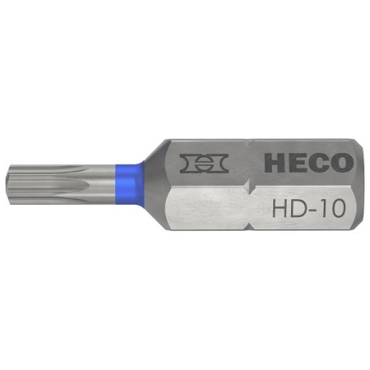 Embouts HECO SCHRAUBEN - Empreinte Heco-Drive HD-10 L 25 mm - Blister de 10 - 57093