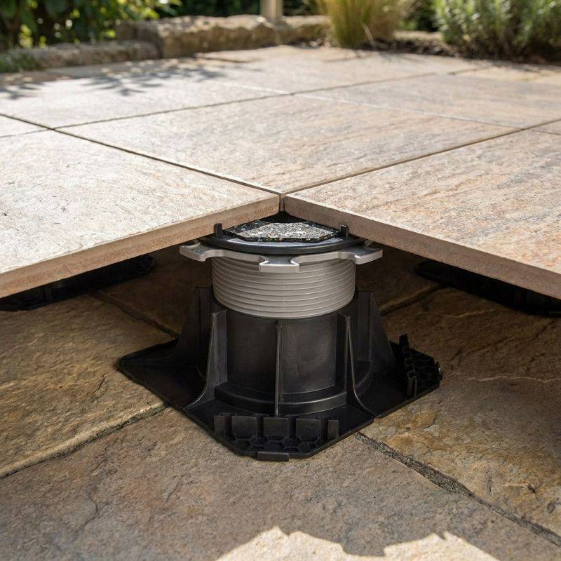 Plot réglable autonivelant cleman pour terrasse dalle 80 à 130 mm ...