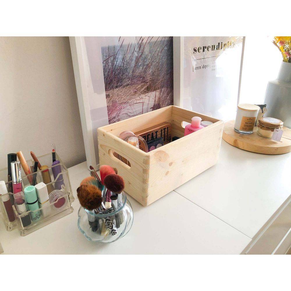 Caisse en bois de rangement 40 x 30 x 23 cm - Image 4