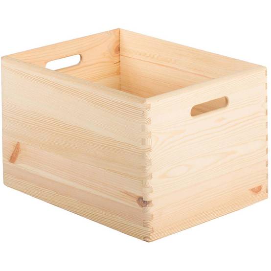 Caisse en bois de rangement 40 x 30 x 23 cm - Image 1