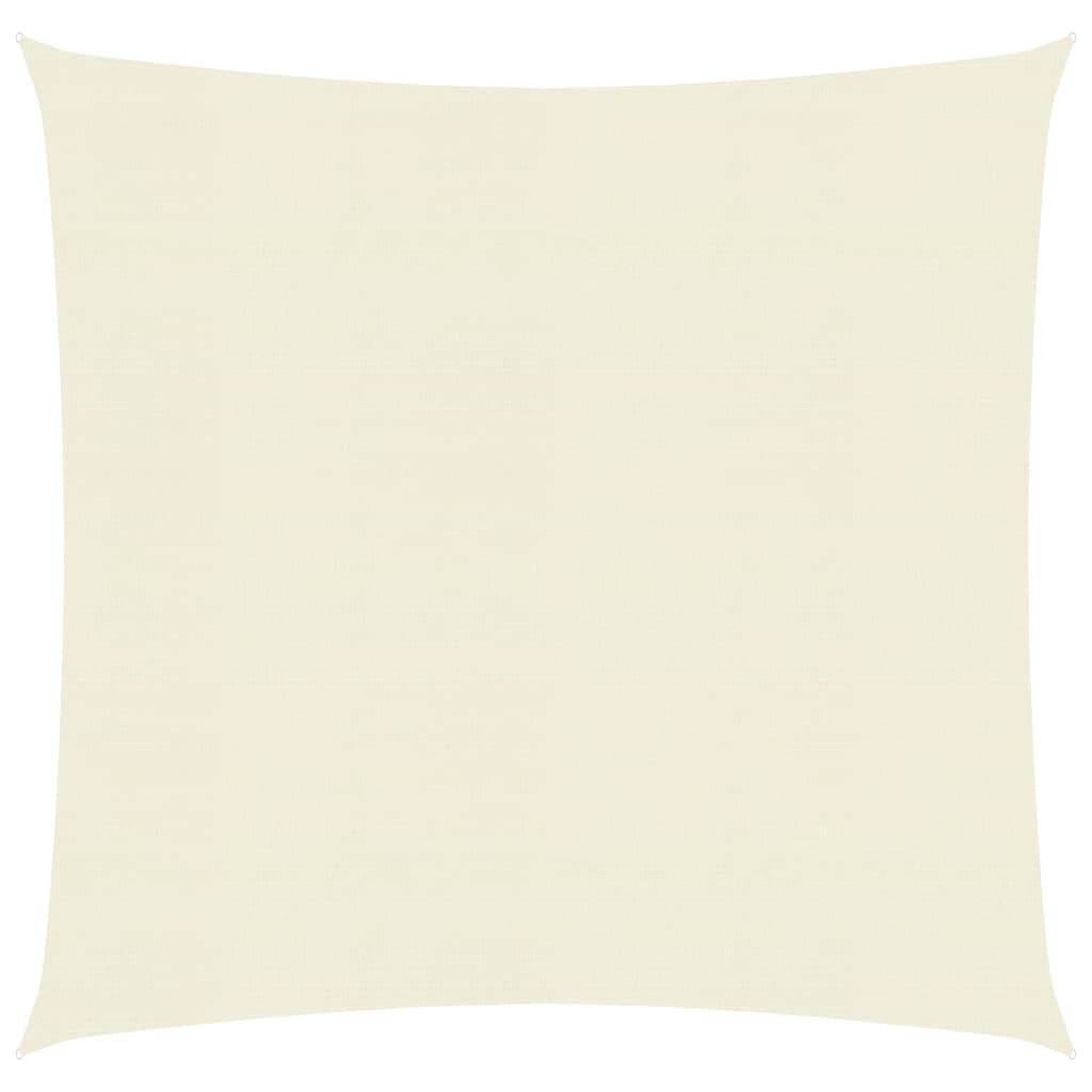 Helloshop26 - Voile toile d'ombrage parasol 160 g/m² 2,5 x 2,5 m PEHD crème - Image 1