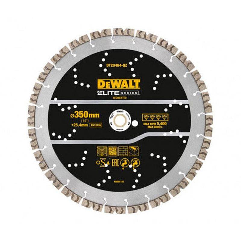 Dewalt - Disque diamant segmenté ELITE DEWALT pour tout usage - taille 350 x 25.4 mm - DEWALT ACCESSOIRES - Image 1