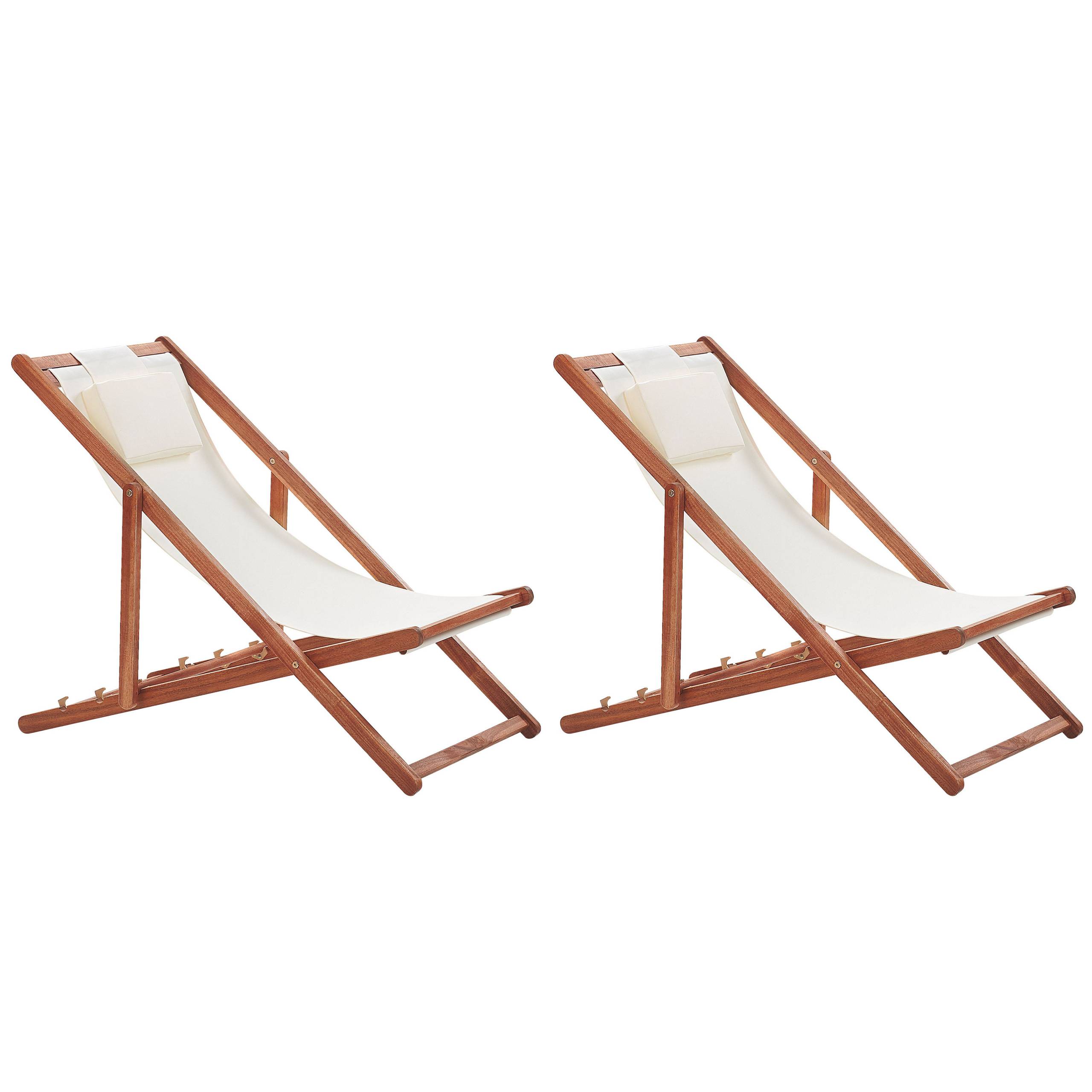 Beliani - Chaise longue Tissu Marron foncé AVELLINO - 54x101x84- Beliani - Image 2