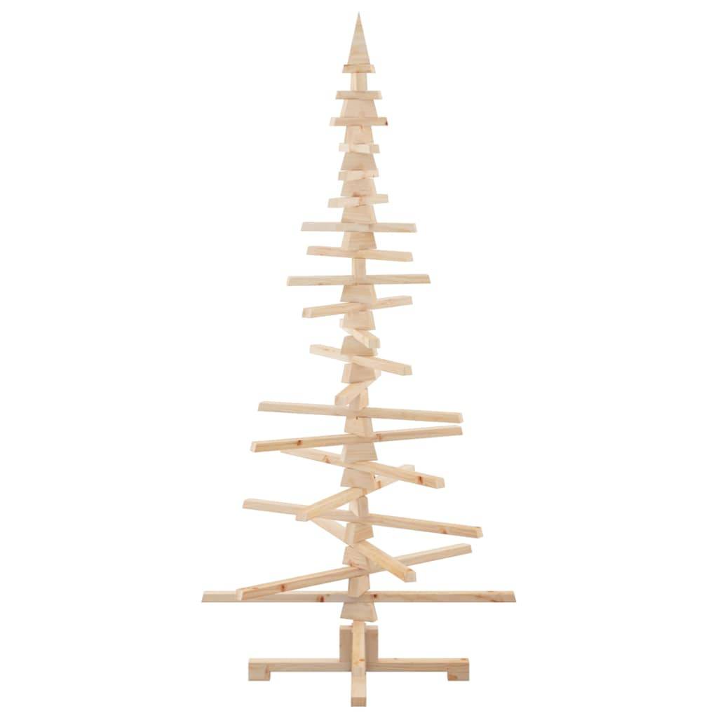 Sapin de Noël en bois de pin massif à décorer pour intérieur extérieur 180 cm – ComfortXL Outdoor Living - Image 7