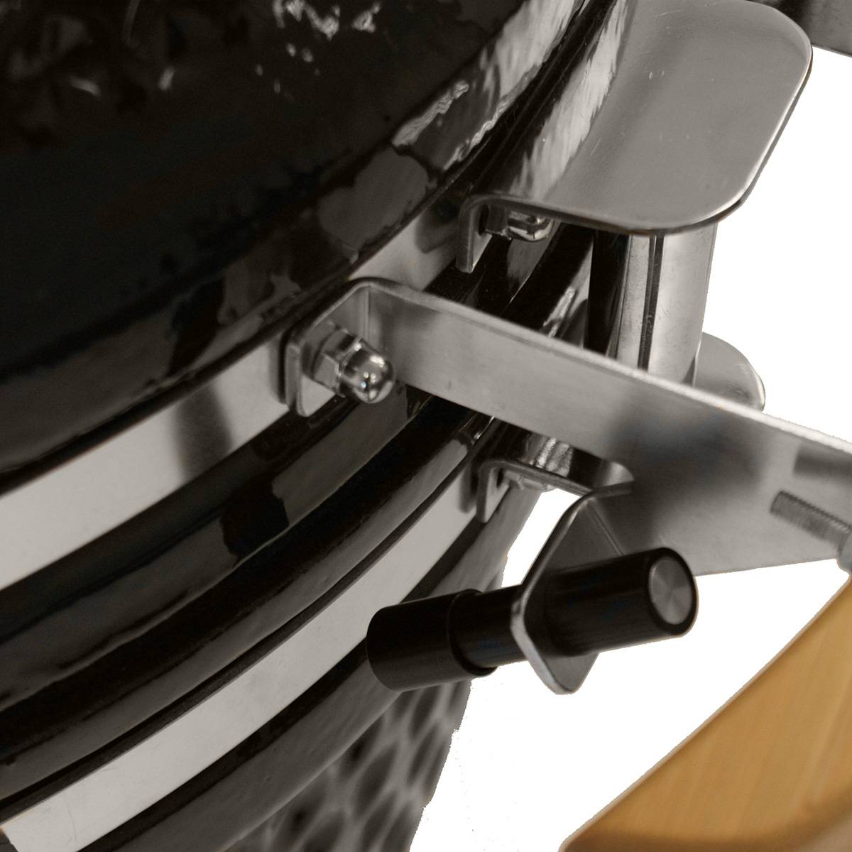 Barbecue Kamado céramique 16" compact noir – cuisson au charbon – Patton Premium - Image 8