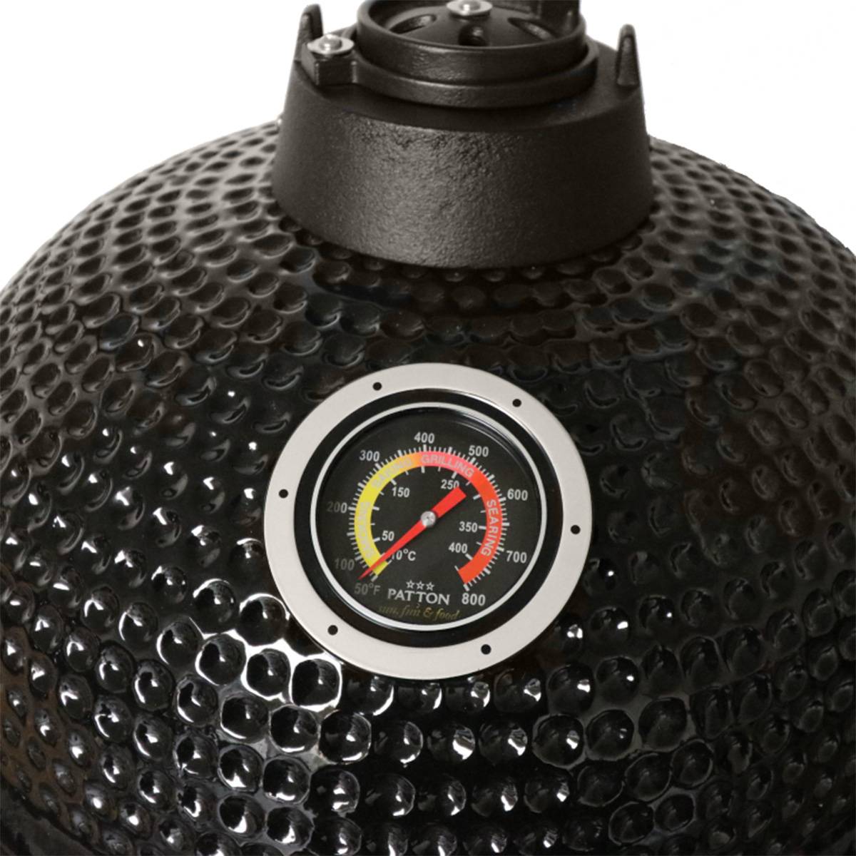 Barbecue Kamado céramique 16" compact noir – cuisson au charbon – Patton Premium - Image 10