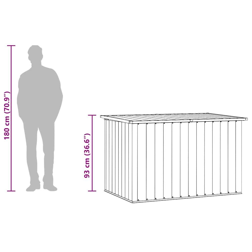 ComfortXL - Coffre de Rangement XXL Acier Galvanisé Grande Capacité pour Extérieur Gris 149x99x93 cm – ComfortXL Outdoor Living - Image 6
