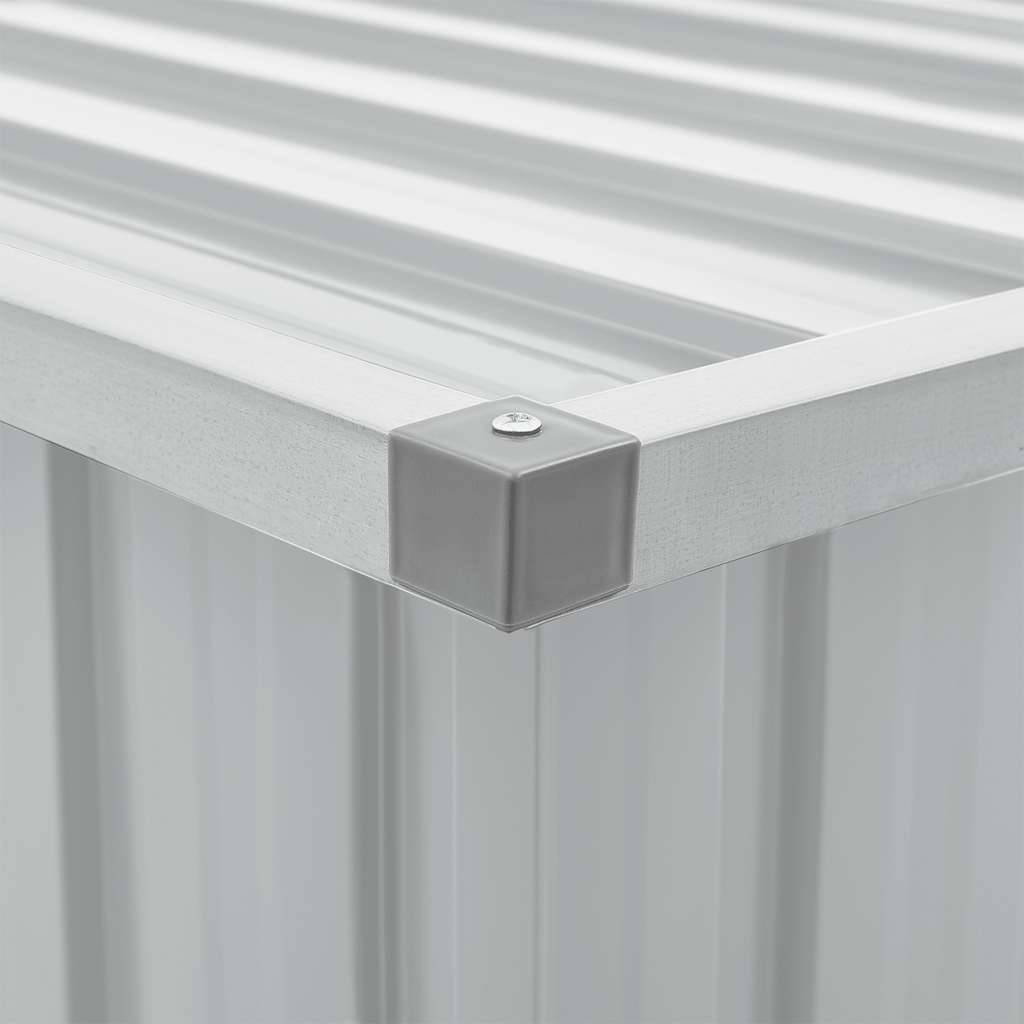ComfortXL - Coffre de Rangement XXL Acier Galvanisé Grande Capacité pour Extérieur Gris 149x99x93 cm – ComfortXL Outdoor Living - Image 10