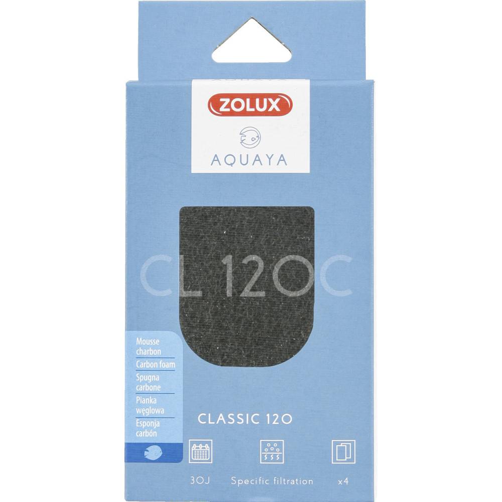 Zolux - Mousse charbon CL 120 C pour pompe classic 120 pour aquarium. - Image 2