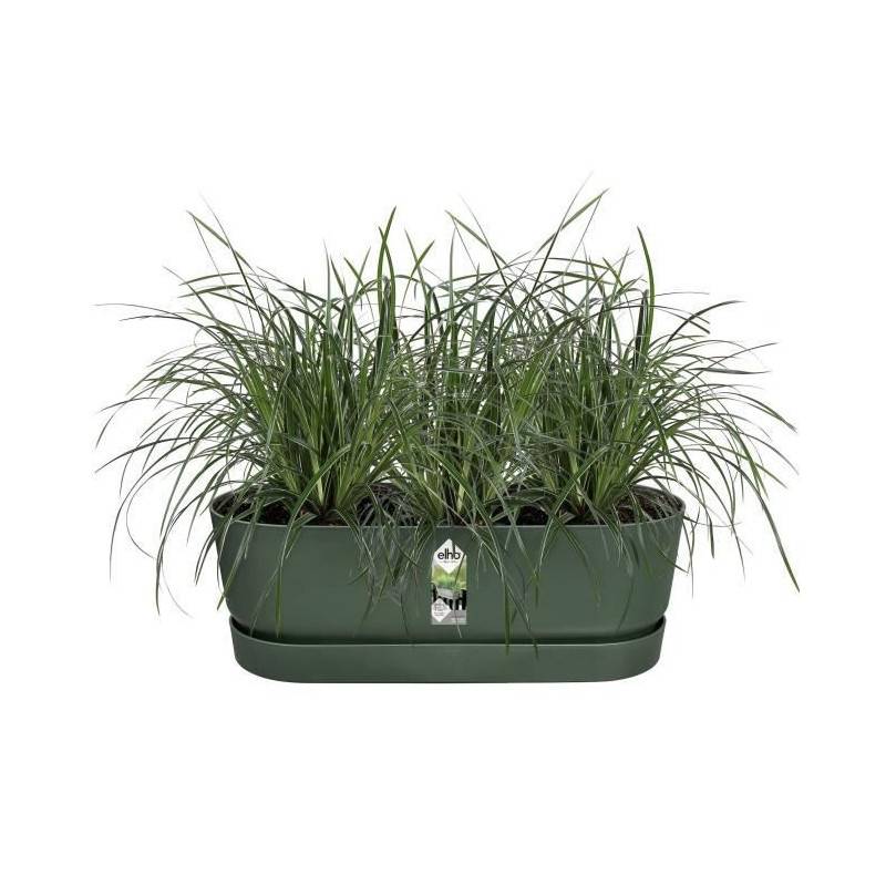 Elho - Elho - Pot De Fleurs  -  Greenville Easy Balcony 52 - Leaf Green - Balcon - L 21.2 X W 52 X H 19.4 Cm - Image 3
