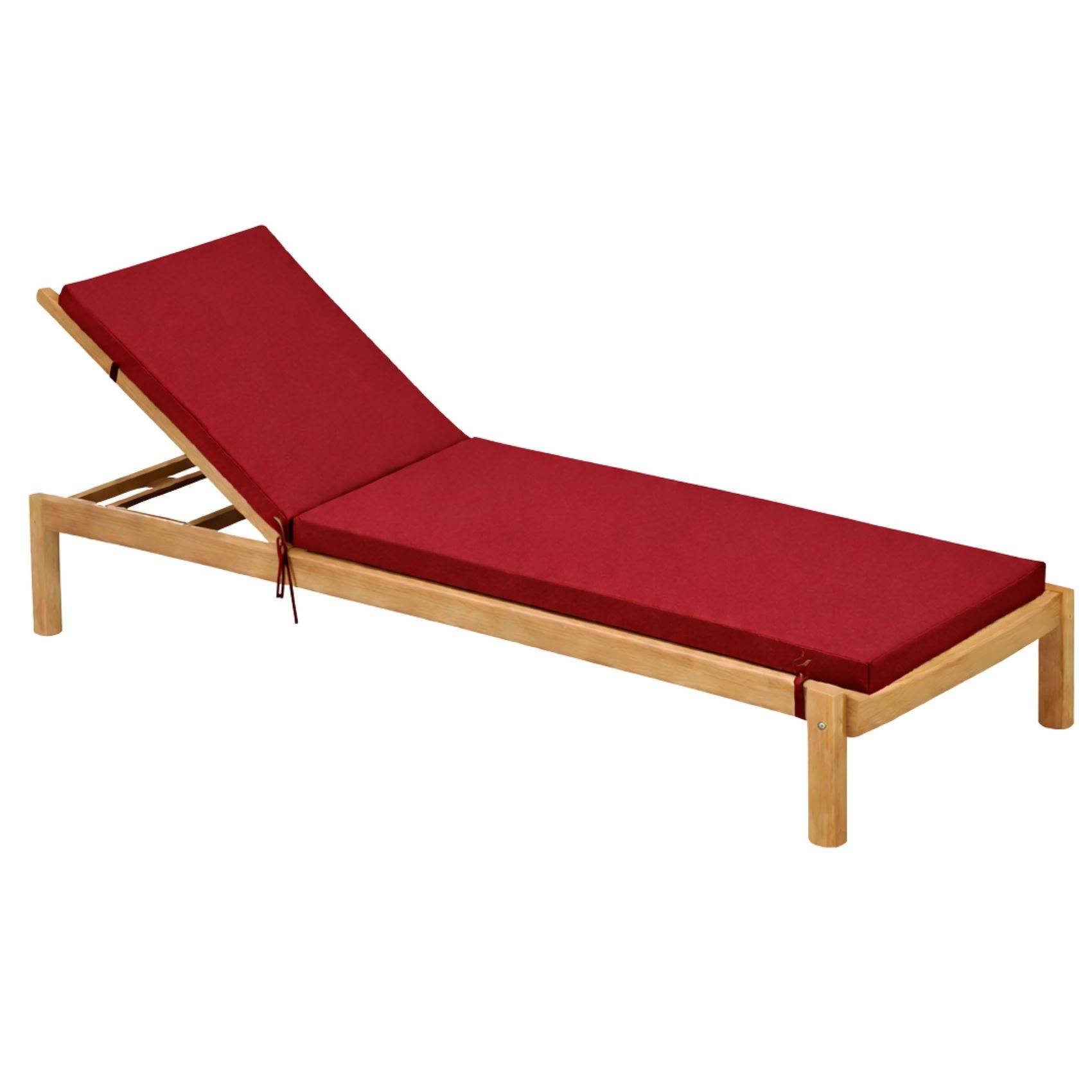 Home Maison - Matelas Bain de soleil extérieur imperméable MINORQUE - HOME MAISON - Polyester - Rouge - Image 1