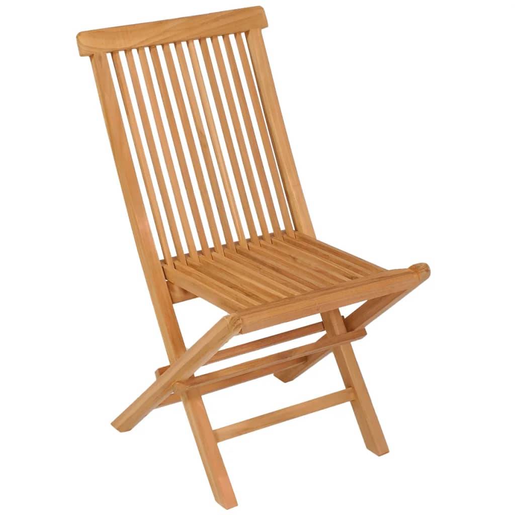 Helloshop26 - Salon de jardin meuble d'extérieur ensemble de mobilier 5 pièces bois de teck massif - Image 6