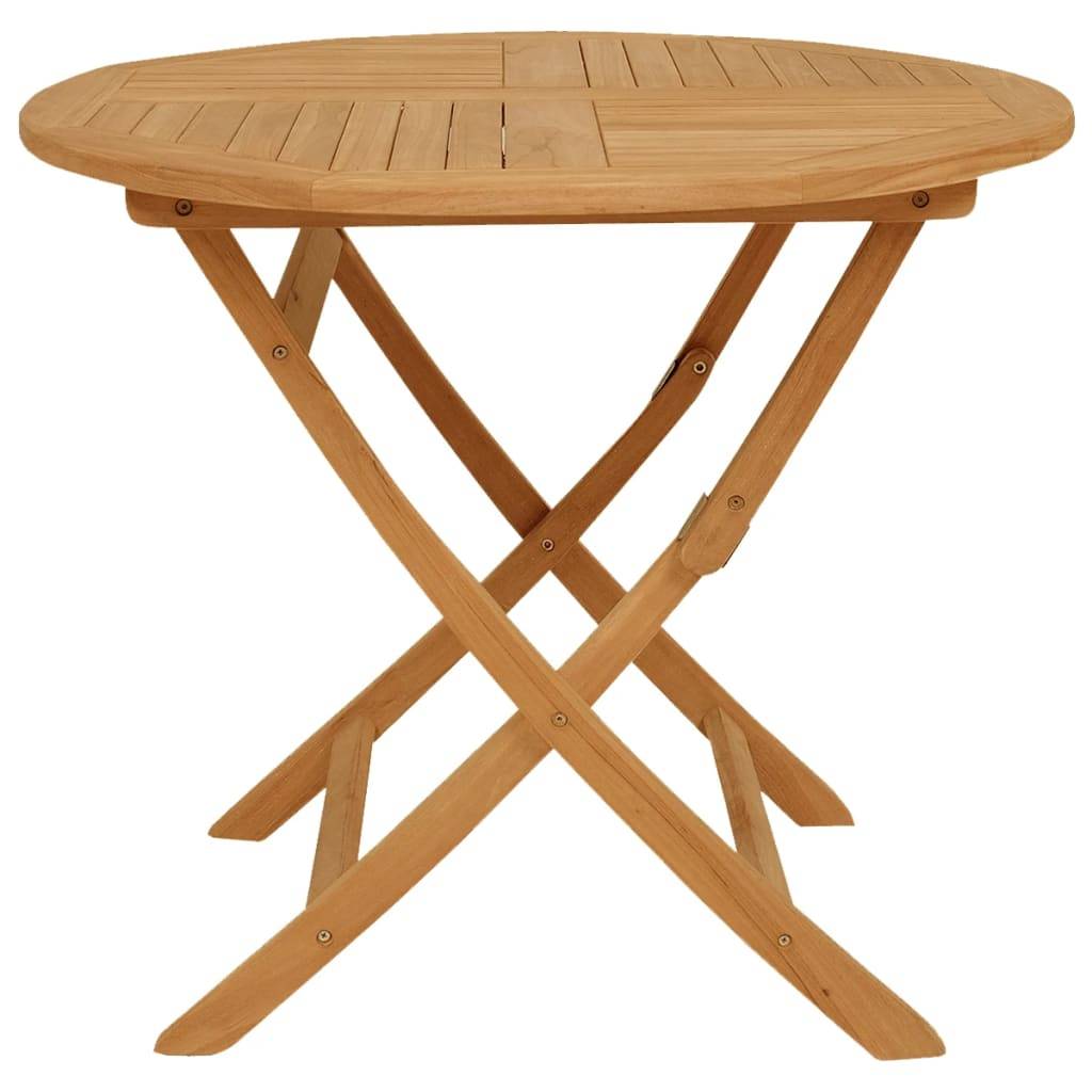 Helloshop26 - Salon de jardin meuble d'extérieur ensemble de mobilier 5 pièces bois de teck massif - Image 3