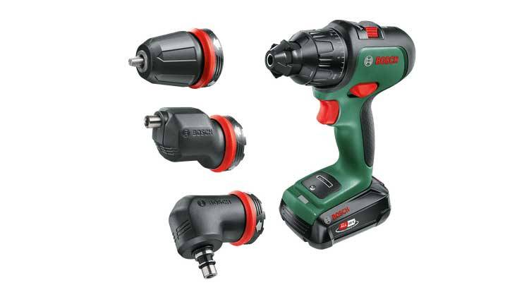 Bosch Vert - Perceuse à percussion BOSCH AdvancedImpact 18 + 3 mandrins + 1 batterie 2,5 Ah   chargeur - 06039B510A - Image 1