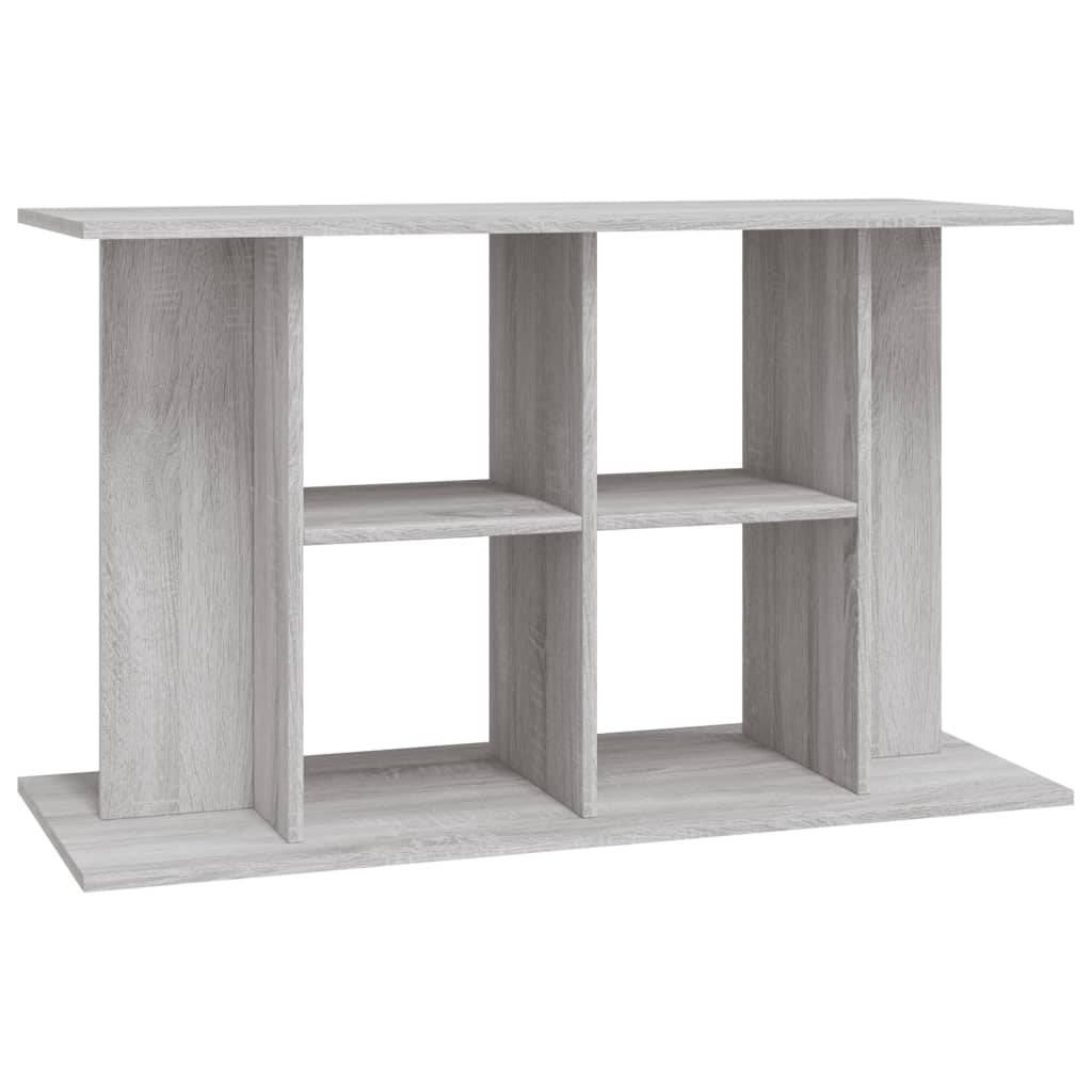 Meuble pour Aquarium Bois d'Ingénierie pour Salon avec Rangement 100x40x60 cm Gris Sonoma - ComfortXL Outdoor Living - Image 2