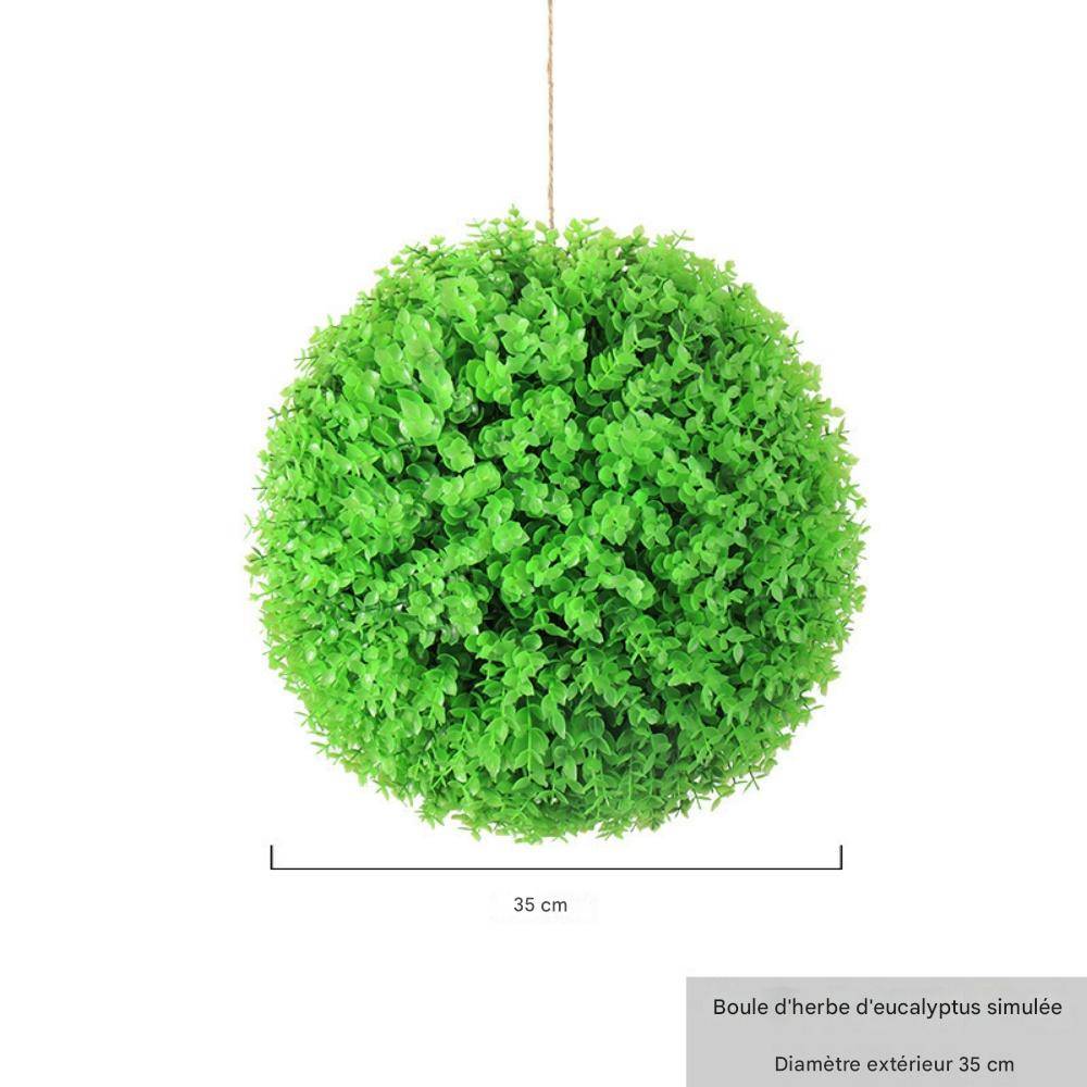 Suspension Décorative Eucalyptus Artificiel 35 cm - Décoration Plafond Intérieur Réaliste - Lytech - Image 2