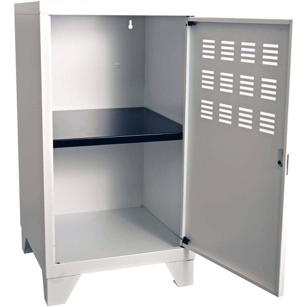 Pierre Henry - Casier de rangement en métal 74 cm Collégien Blanc mat - Image 2