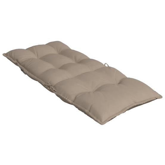 PANGIVO - Coussins de chaise dossier haut tissu Oxford taupe 120 x 50 x 7 cm - PANGIVO - Image 6