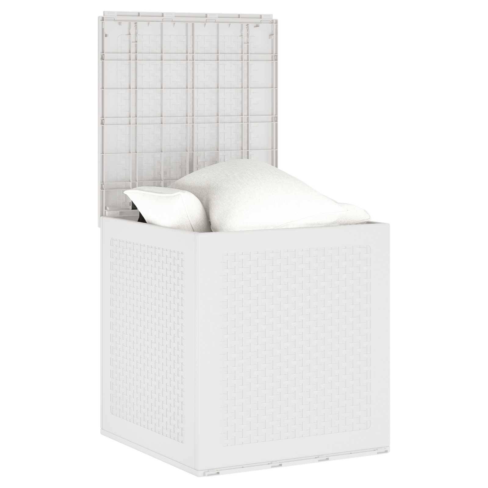 Vidaxl - Boîte de rangement Blanc 55 x 53 x 57 cm Polypropylène vidaXL 870581 - Image 2