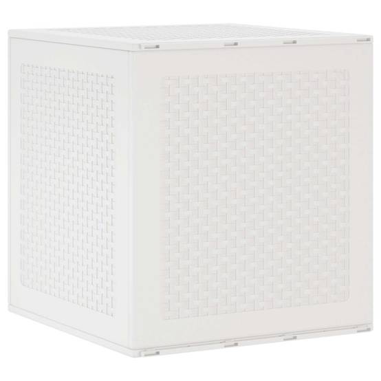 Vidaxl - Boîte de rangement Blanc 55 x 53 x 57 cm Polypropylène vidaXL 870581 - Image 1
