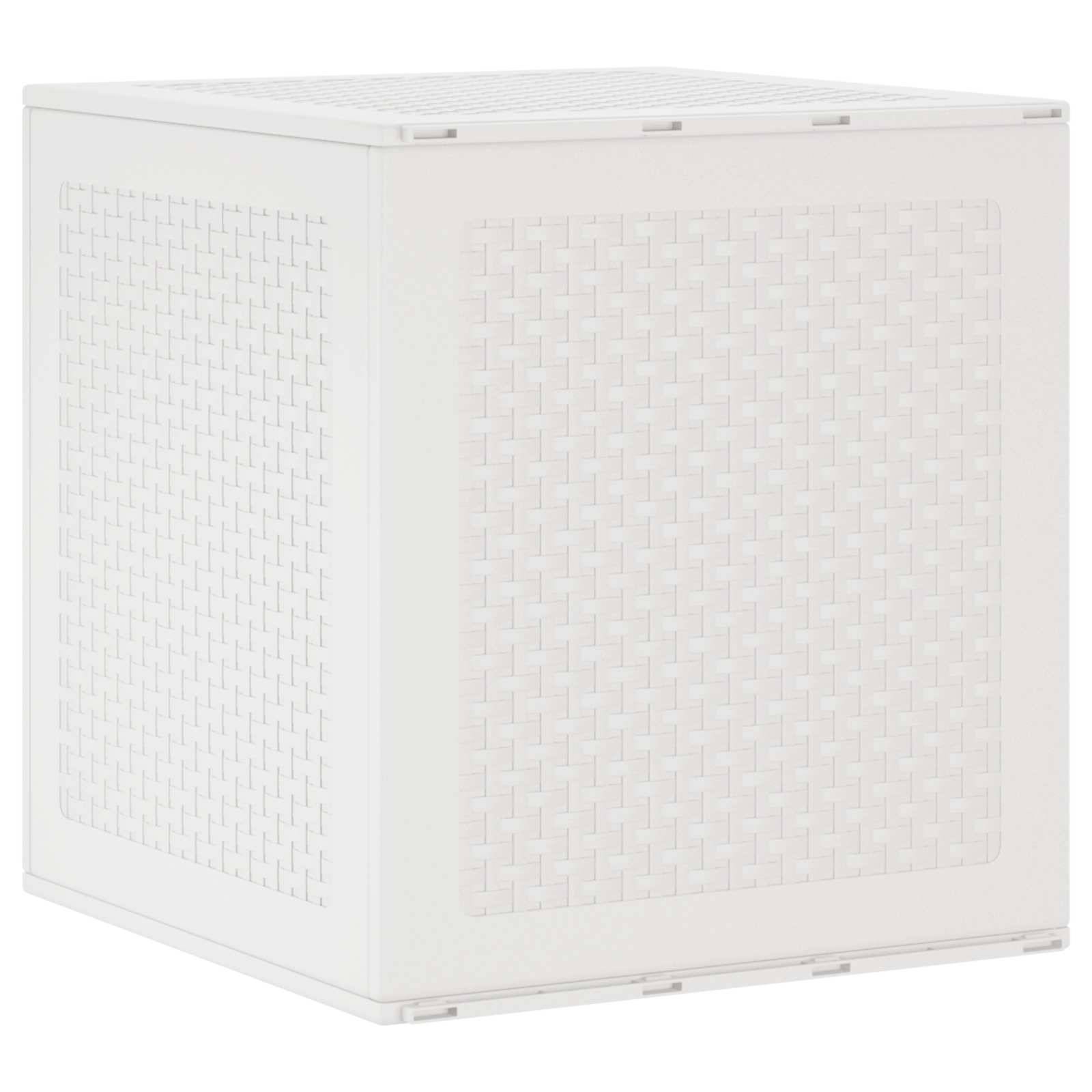 Vidaxl - Boîte de rangement Blanc 55 x 53 x 57 cm Polypropylène vidaXL 870581 - Image 1