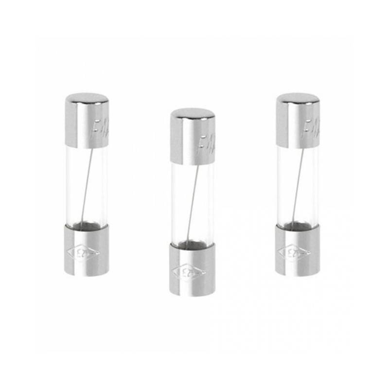 Lot de 3 fusibles fusion rapide en verre 5x20mm 4A