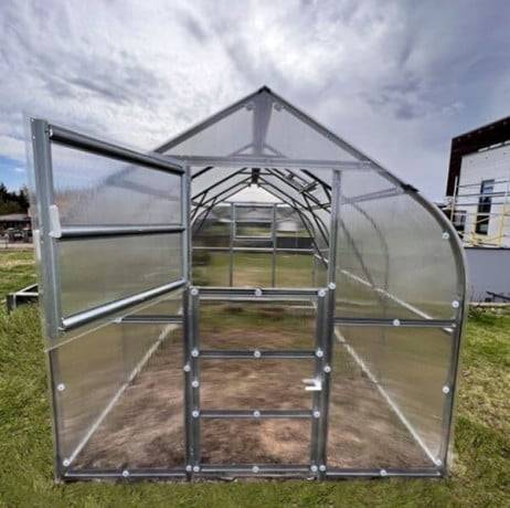 Serre KLASIKA*DROP 20m2, 2,5m x 8m, 4 mm avec revêtement en polycarbonate - Image 6