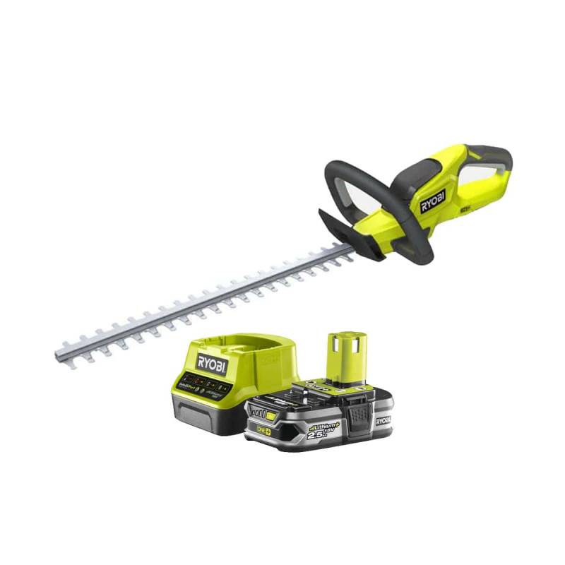Ryobi - Pack RYOBI Taille-haies 18V One+ OHT1845 - 1 Batterie 2.5Ah - 1 Chargeur rapide RC18120-125 - Image 1