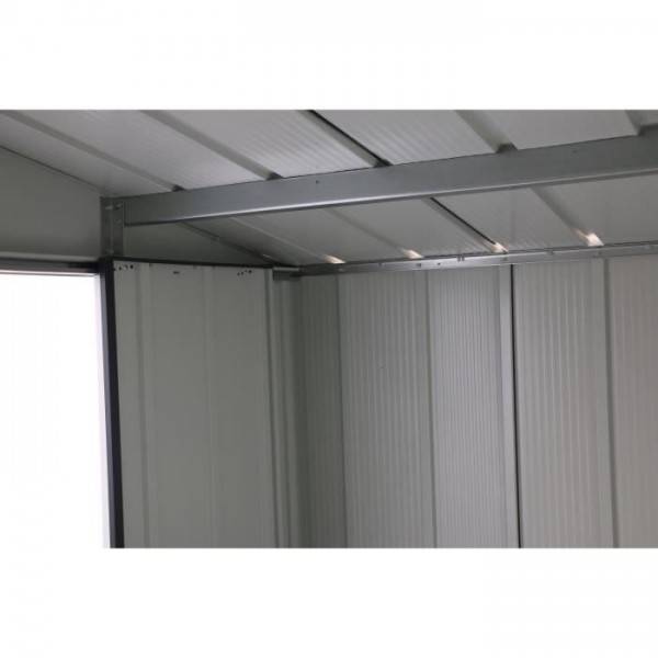 Duramax - Abri de jardin en métal 4,77 m2 - DURAMAX - Kit d'ancrage inclus - Gris anthracite - Image 5