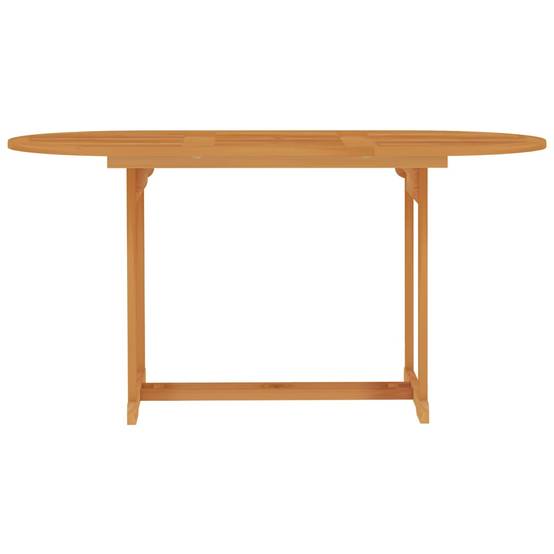 Salon de jardin meuble d'extérieur ensemble de mobilier 5 pièces avec coussins gris bois de teck massif - Image 3