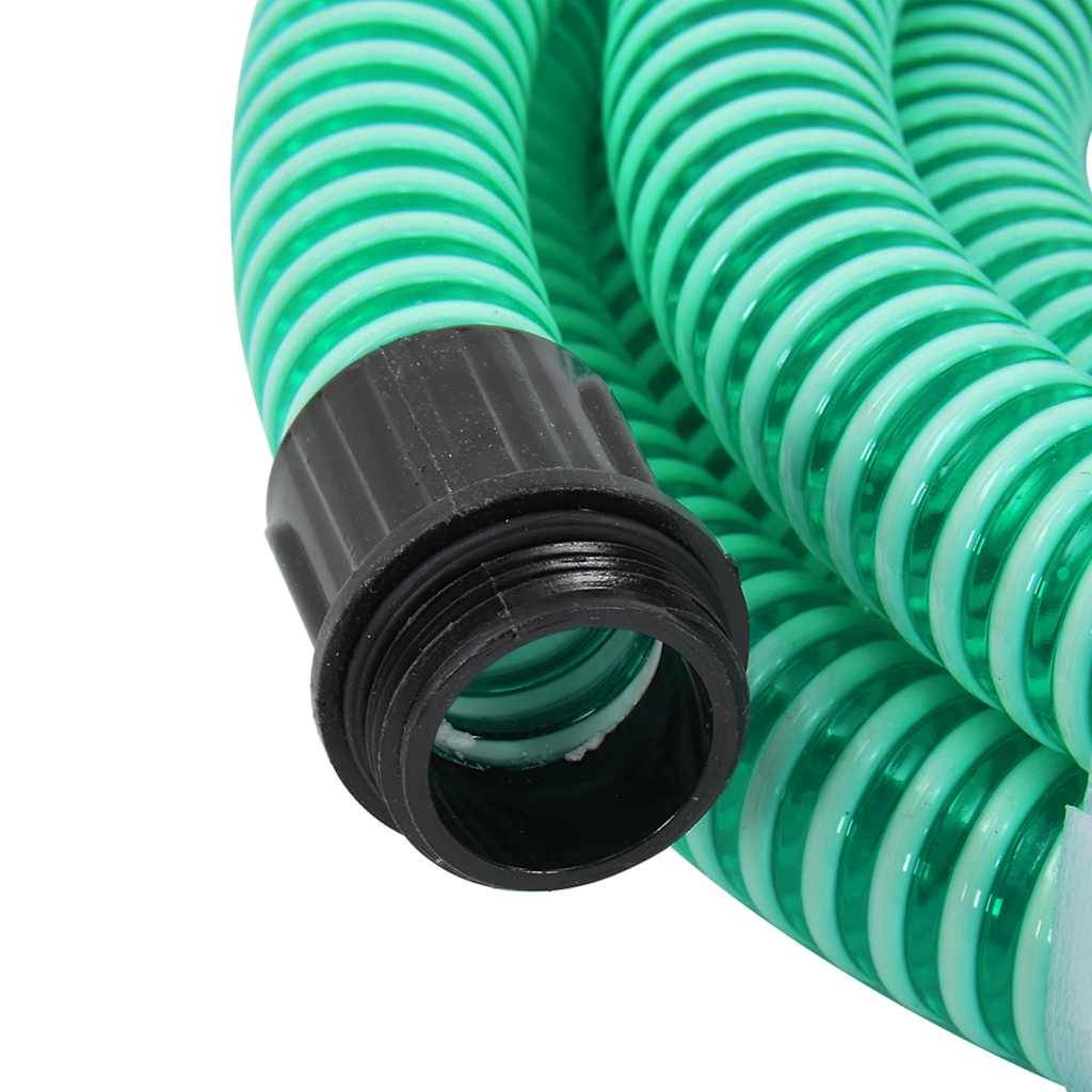 Vidaxl - Tuyau d'aspiration avec raccords en laiton vert 1,1" 15 m PVC vidaXL 151048 - Image 3
