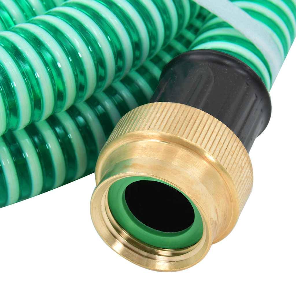 Vidaxl - Tuyau d'aspiration avec raccords en laiton vert 1,1" 15 m PVC vidaXL 151048 - Image 2