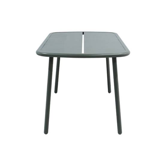 sweeek - Table de jardin aluminium 4-6 places kaki - Avelia | sweeek - Image 3