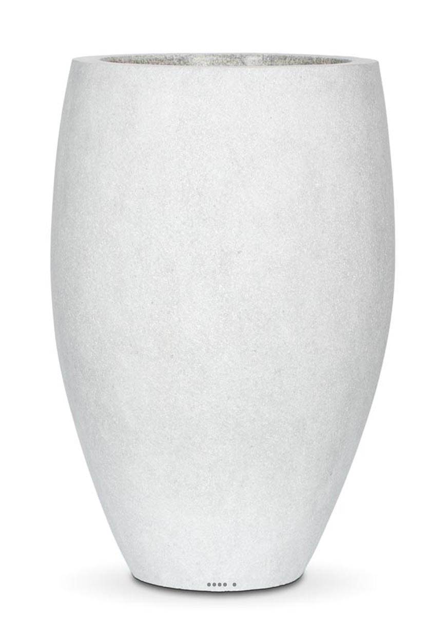 Artificielles - Bac en pures Fibres Mora Ext. Bullet D 40 x H60 cm Gris clair - dimhaut: H 60 cm - couleur: Noir