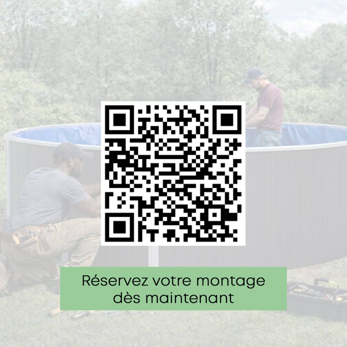 Piscine hors sol acier ronde diam 5,50 x 1,32 m blanche SAPHIR - Image 5