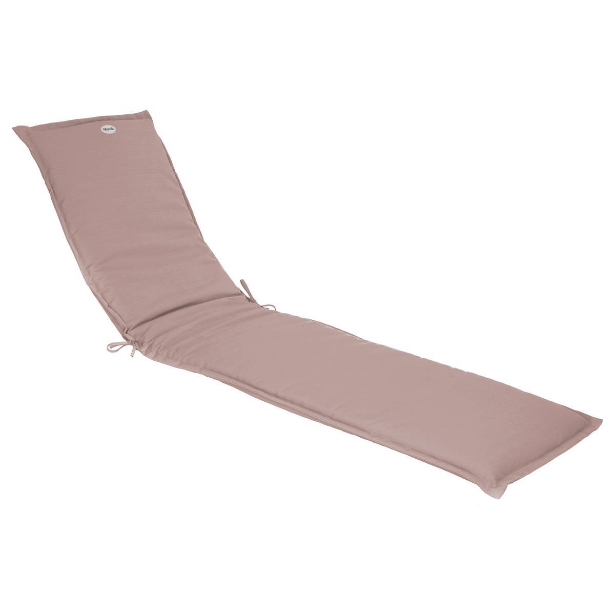 Hesperide - Coussin de transat "Korai" taupe 190x60cm en polyester Hespéride - Image 1