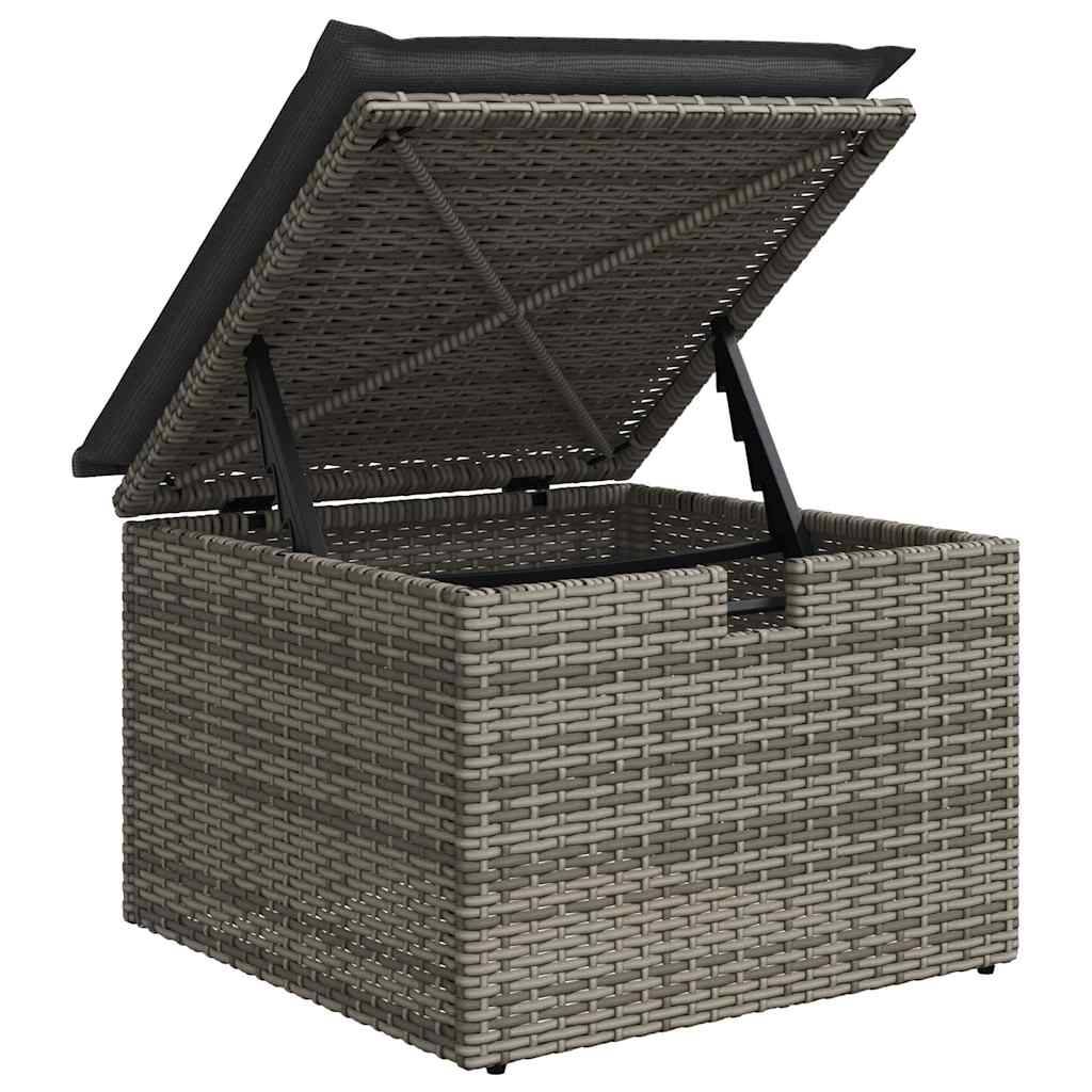 Vidaxl - Salon de jardin 6 pcs avec coussins gris résine tressée vidaXL 3274810 - Image 8